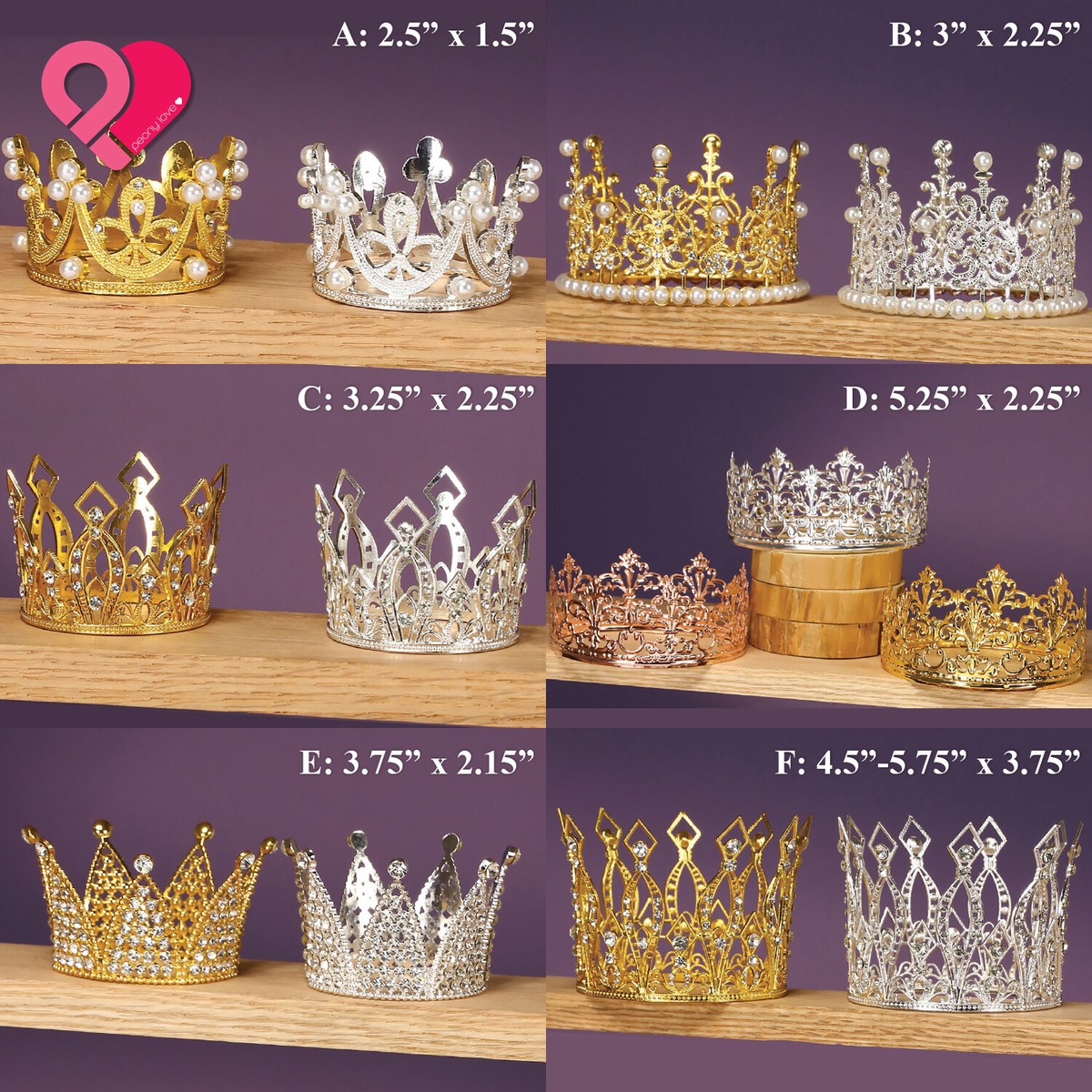 Royal King And Queen Crowns