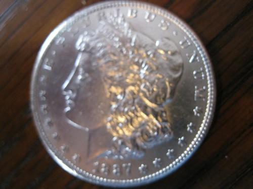 1887 S - Morgan Dollar Brilliant Uncirculated "Scarce" - Picture 6 of 11