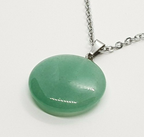 Globe Round Quartz Pendant Chakra Crystal Healing Stone Pendant Anxiety Necklace - Picture 114 of 125
