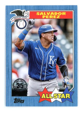 2022 Topps Series 2 1987 Topps All-Star Baseball Blue Salvador Perez #87AS-32