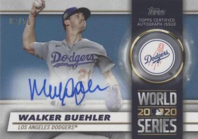 2021 Topps - World Series Champions Autographs Walker Buehler #WCA