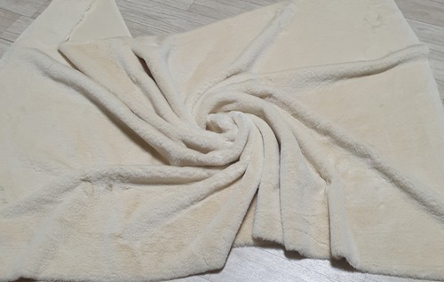 SOFT MINK FAUX FUR 10MM LONG HAIR LAMBY PLUSH DOLL CLOTH FABRIC SOLID MATTE 60"W - Picture 49 of 149