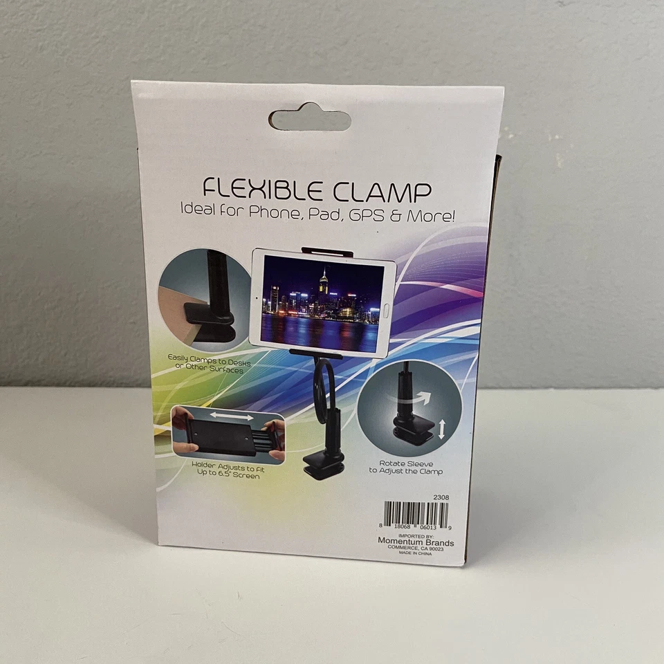 Flexible Clamp ideal for Phone, Tablet, GPS & More, 360 Degree View, New - Image 3 of 4