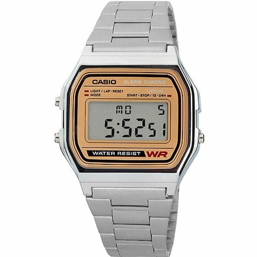Casio A158WEA-9CF Men's Silver Classic 