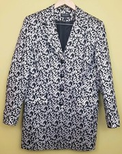 John Meyer Collection Womens Size 12 Black/Silver Blazer