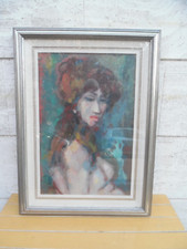 Ferruccio Guidotti Olio Su Tela figura femminile