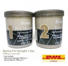 Berina Pro Striaght Hair Rebonding and Relock Neutralizer Cream 1000 ml 1 Set