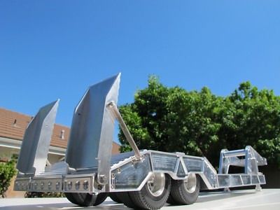 Toy Aluminum Low Deck Trailer Ramp Tamiya 1/14 King Grand Knight Hauler Cascadia