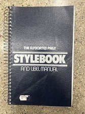 Associated Press Stylebook and Libel Manual (1998 Edition) - Spiral-bound - GOOD