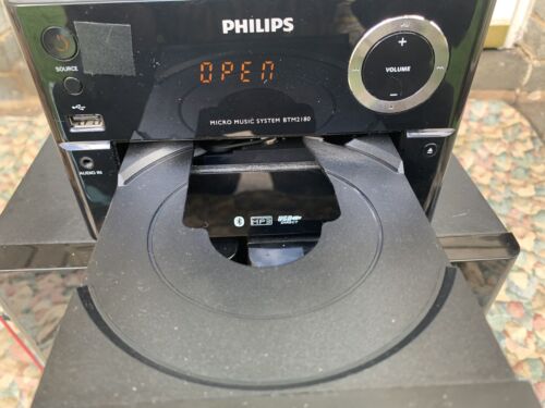 PHILIPS Micro Music System BTM2180 Black Bluetooth/ MP3/USB Direct/AM/FM WORKED - Picture 10 of 12