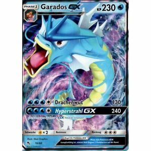 Garados GX 16/68 Holo NM Deutsch Pokemon Karte