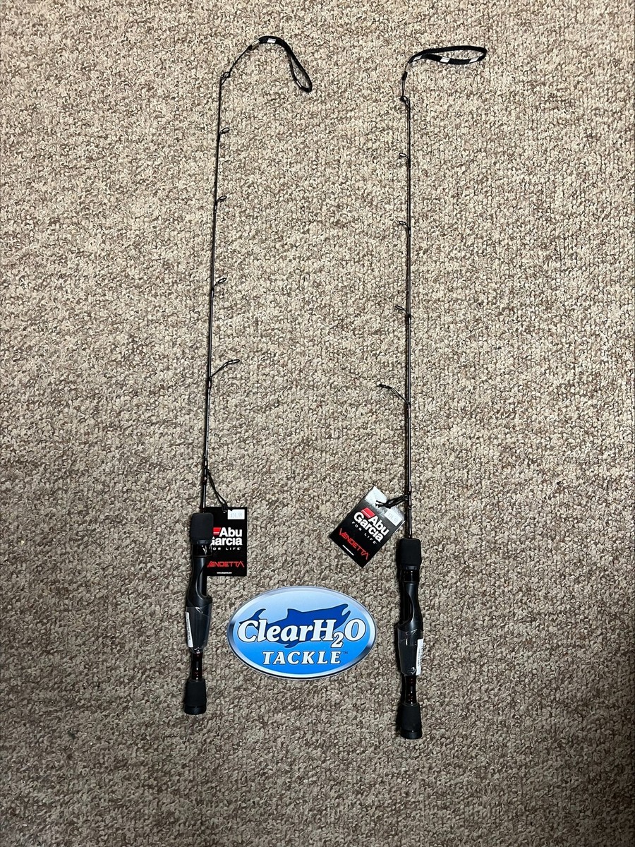 ABU GARCIA VENDETTA ICE SPINNING RODS 25" LIGHT 2 PACK | eBay