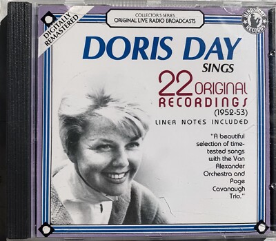 DORIS DAY 22 Original Recordings 1952-53  UK Issue CD 1987 EX