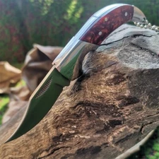 Small and delicate keychain carry-on stainless steel sharp folding knife tool