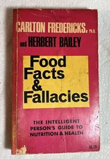 Food Facts and Fallacies By Carlton Fredrick PB ACCEPTABLE