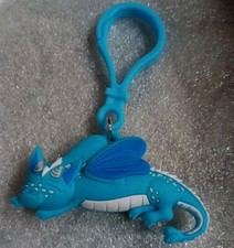 American Heart Association Kids Heart Challenge Keychain Blue Dragon