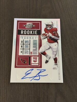 2020 Panini Contenders Rookie Optic Ticket #197 ENO BENJAMIN Signed Auto RC