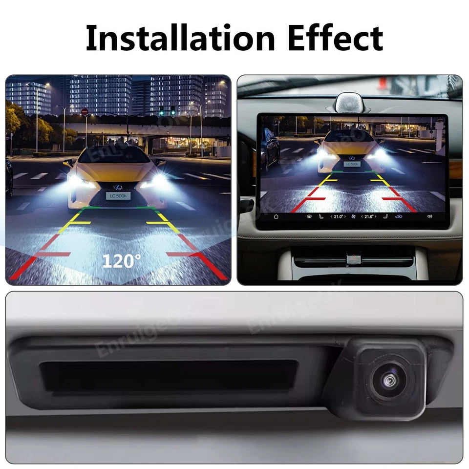 Car Trunk Handle Backup Camera for BMW 1 Series X1 X3 X5 2018-2020 + 7'' Monitor - Image 4 of 4