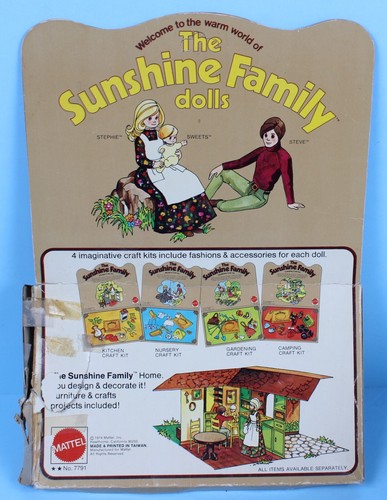 Vintage The Sunshine Family Gardening Craft Kit COMPLETO - Bambola Mattel #7791 - Foto 2 di 7