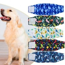 S-XL Male Dog Puppy Nappy Diaper Belly Wrap Band Sanitary Pants Underpants AU