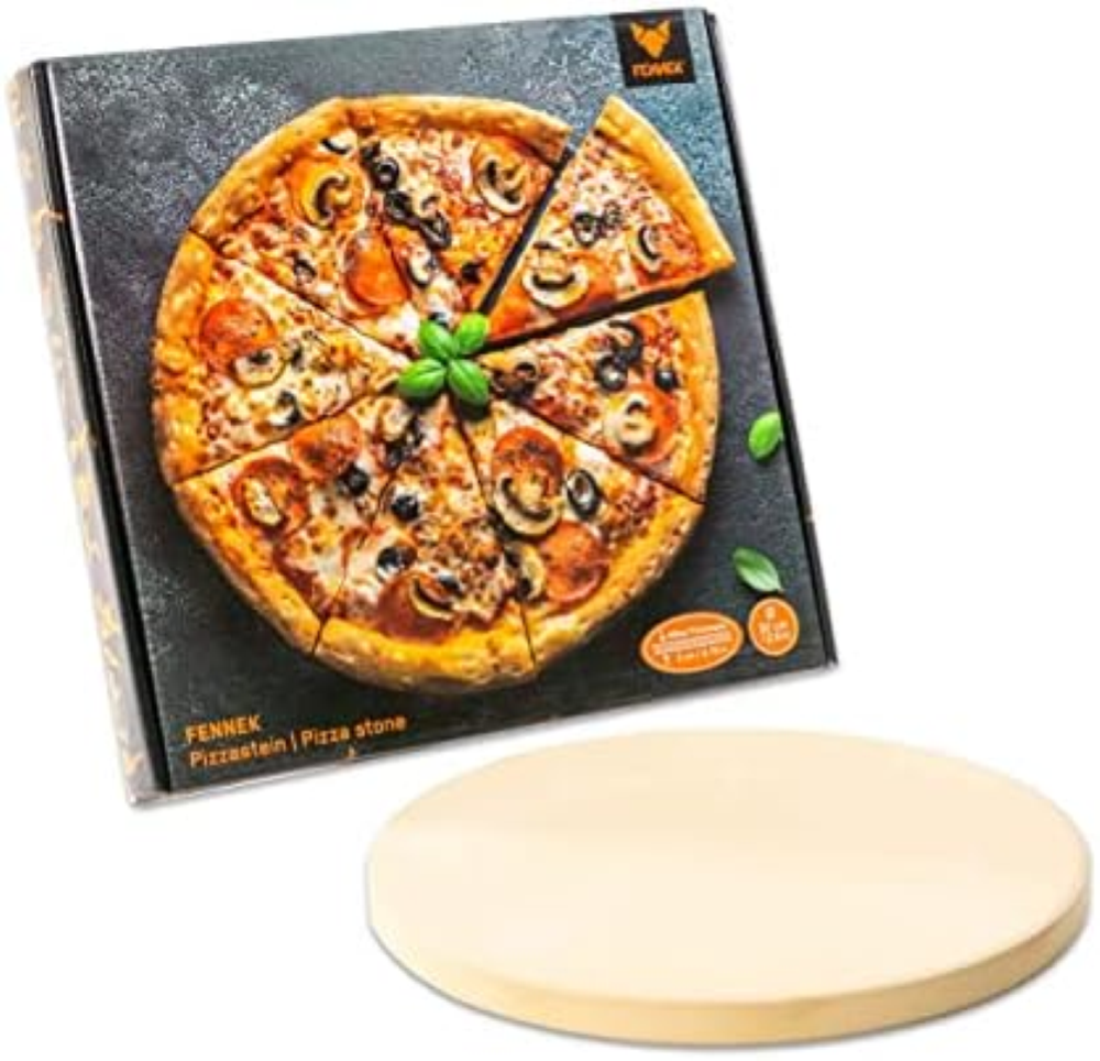 FENNEK Pietra per pizza XL | Ä‚ï†˜ 320 mm | Spessore: 20 mm | per forno, forno a