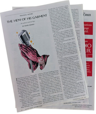 David Sedaris Meeting Pope Francis Catholicism Humor 2024 New Yorker Story 5pg