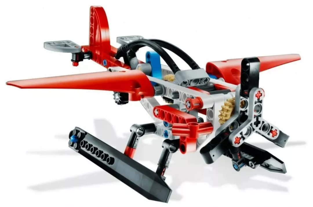 Lego Technic Helicopter Biplane 8046 2 in 1 eBay