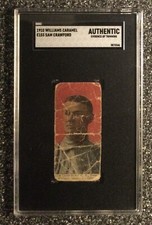 1910 Williams Caramel E103 Sam Crawford | SGC 1 Authentic Alt’d | ARN200385FXBX