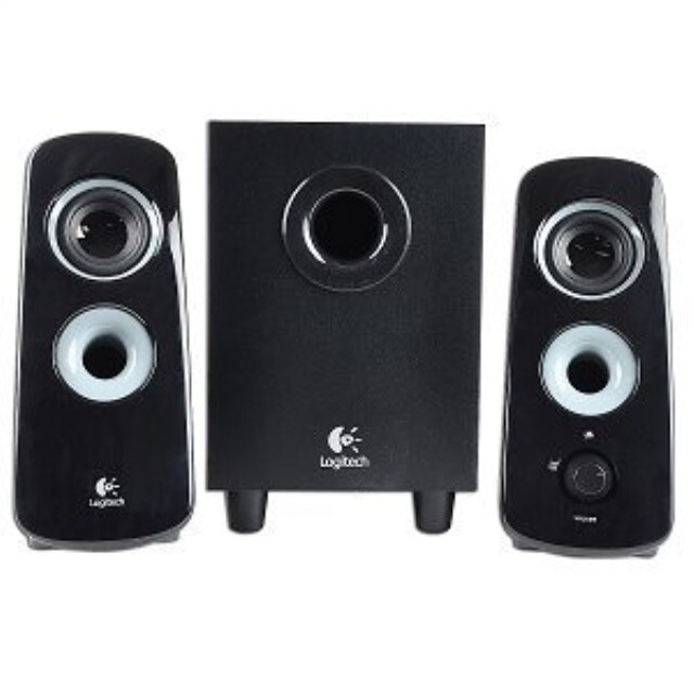 logitech 3 piece speaker system