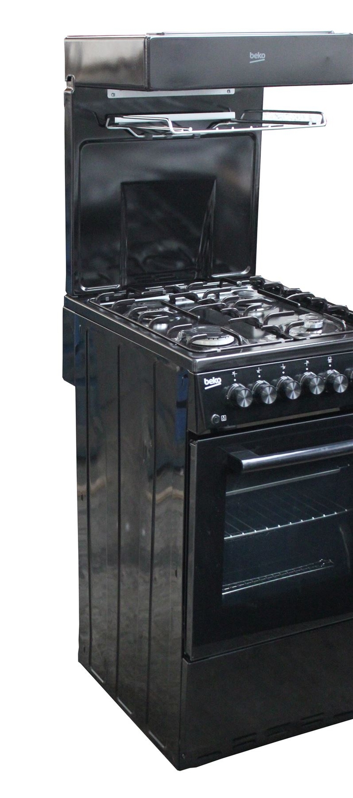 Beko Eye level Grill Gas Cooker KA52NEK 50cm Black eBay