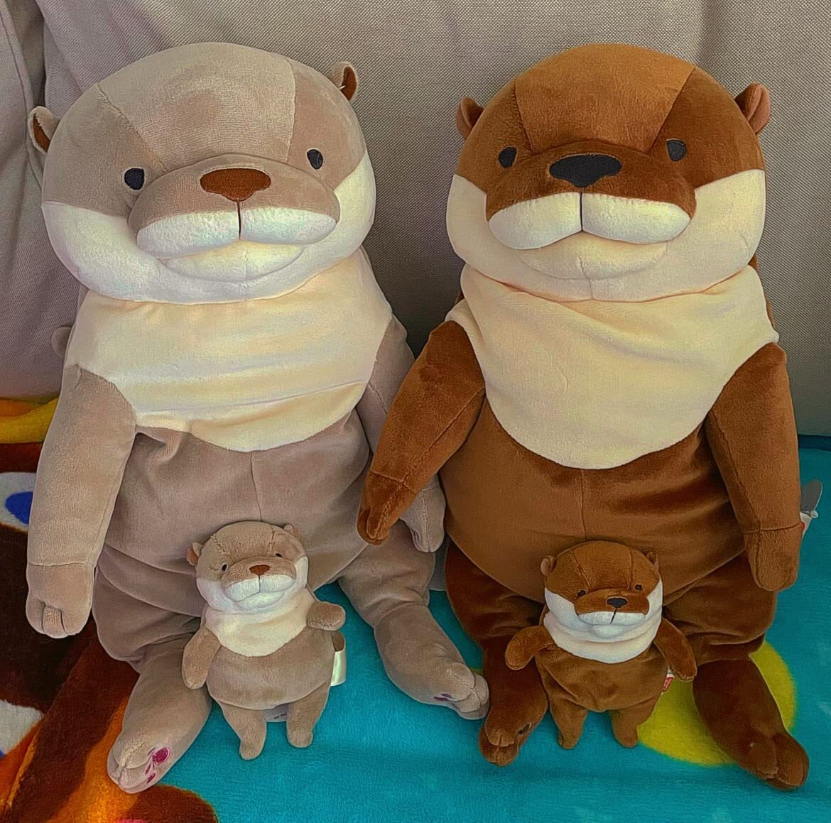 Shinada Global Mochi-KawaUso Otter XXL Stuffed Toy Plush