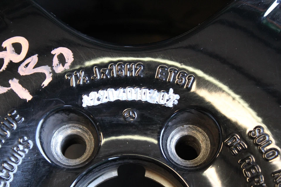 Neumático de repuesto de emergencia Mercedes Benz W220 S500 S430 W215 Cl500 2000-2006 K2977 Foto 2 de 4