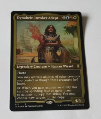 MtG Dynaheir, Invoker Adept (CLB-532) Rare Etched Foil English MINT