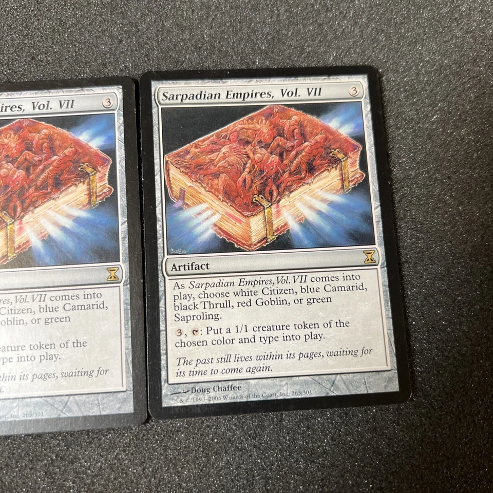 Sarpadian Empires Vol. VII Magic The Gathering Mtg Rare Time Spiral Card 2 - Image 3 of 4