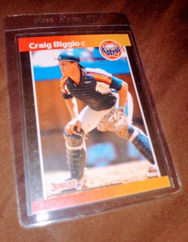 RARE 1989 Donruss Craig Biggio Houston Astros #561 erreur de carte recrue RC  - Photo 1 sur 2