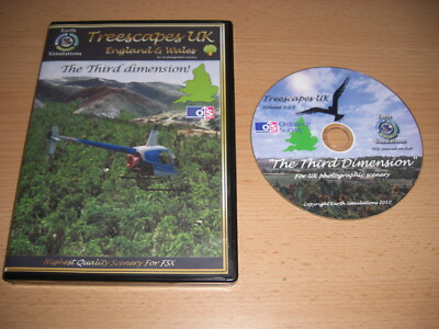TREESCAPES UK - England & Wales Band 1 2 & 3 Stück DVD Add-On Flugsimulator X FSX