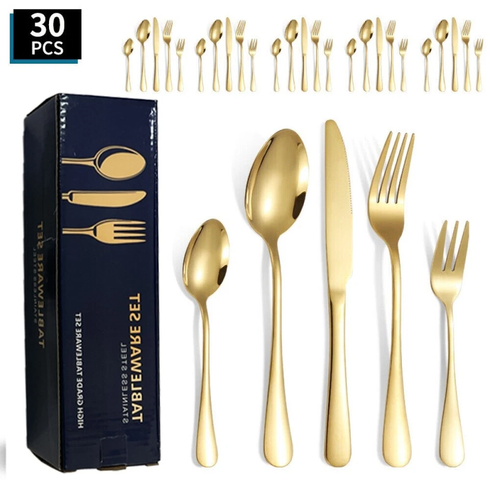 Besteckset bis 30teilig für 6 Personen Besteck Tafelbesteck-Essbesteck Edelstahl - Bild 3 von 4