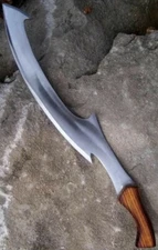 CUSTOM HANDMADE D2 TOOL STEEL HUNTING MACHETE SWORD SURVIVAL SWORD CAMPING KNIFE