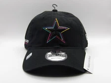 New Era NFL Dallas Cowboys Crucial Catch 2024 Black Plaid 9Twenty Adjustable Hat