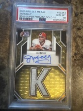 1/1 Jim Kelly Auto Patch PSA 10 Pro Set Metal Super Prismatic Gold SSP Bills