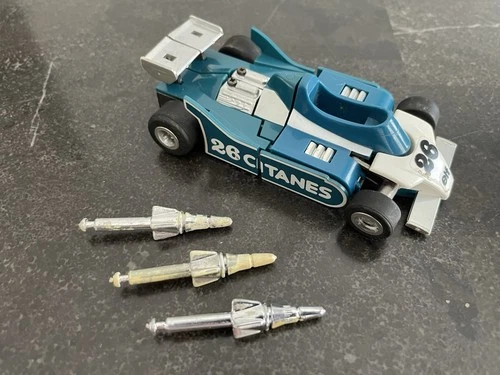 Transformers G1 Autobot MIRAGE F1 Race Car Complete Vintage Hasbro Takara 1984