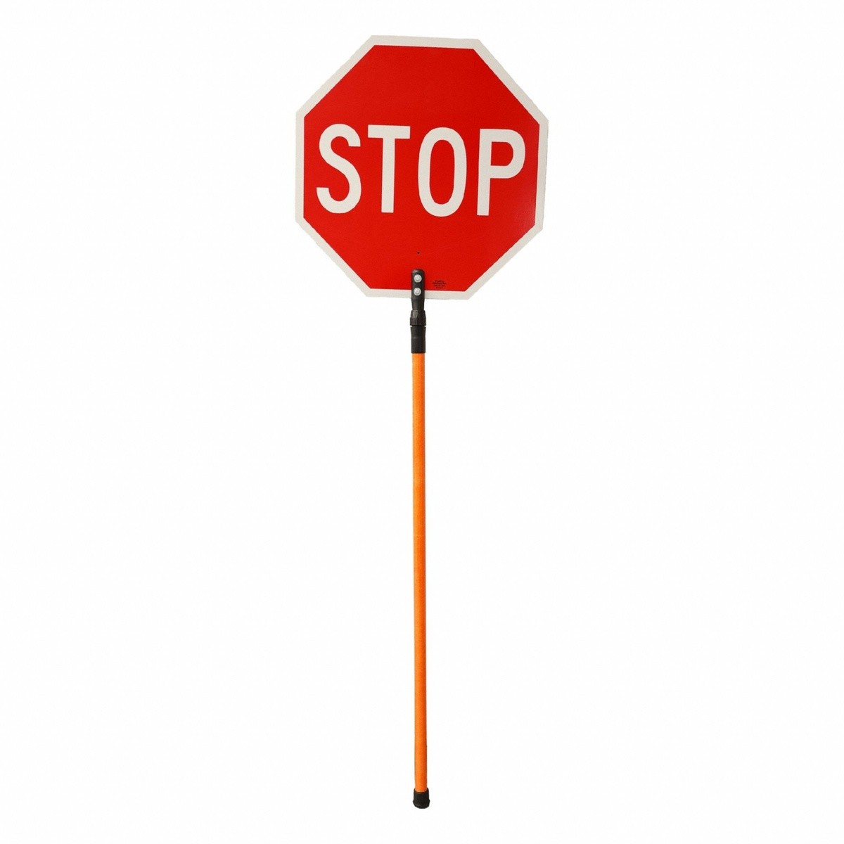 Vizcon 18024-SS-EG-6T 24x24 Stop/Slow Paddle Sign Telescoping 6-8ft