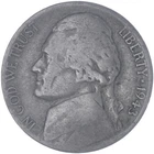 Photo of a 1943-D Jefferson Nickel from an eBay listing that sold on Jul 21, 2026