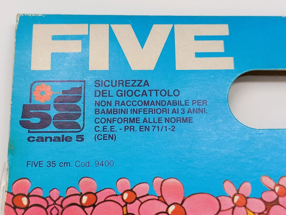 FIVE Canale 5 Pupazzo Originale By Furga / Anni '80s / 35 cm. Nuovo Sigillato - Immagine 3 di 4