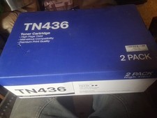 TN-436 High Yield Toner 2 Pack Black