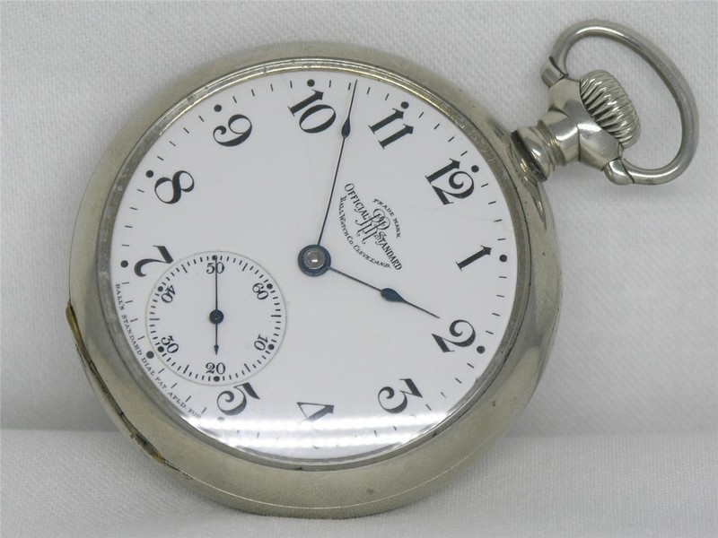 18S BALL HAMILTON 999E 17 JEWEL ORRS FIRST OF 2ND RUN POCKETWATCH, RUNNING!