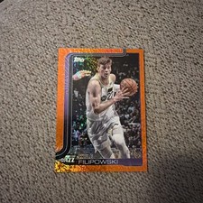 2025-26 Topps Kyle Filipowski #134 Orange Holofoil 18/25