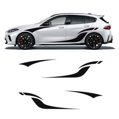 pegatinas franja lateral Garra curva compatible con BMW Serie 1