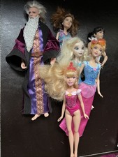 Mattel Harry Potter Dolls Dumbledore And Disney Dolls Used