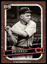 Joe Sewell 2005 Upper Deck Classics #54 Indians MLB READ FREE SHIP AutographDen